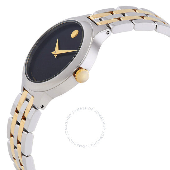 ساعة موفادو فيتوري كوارتز نسائية بمينا أسود