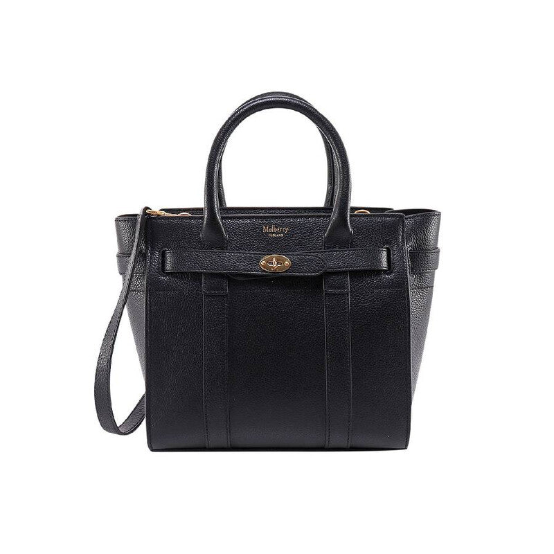Batswater Small Black Leather Handbag Woman