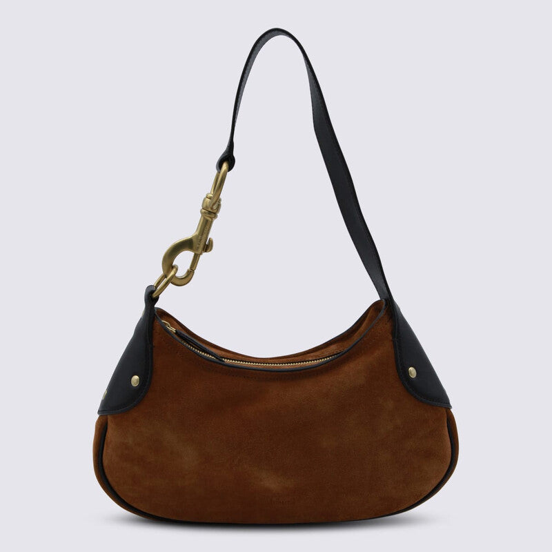 Vintage Oak Leather Small Hackney Shoulder Bag