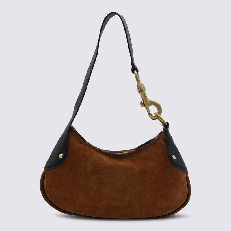 Vintage Oak Leather Small Hackney Shoulder Bag