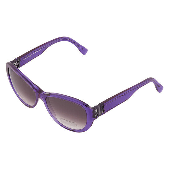 Brown Gradient Oval Ladies Sunglasses