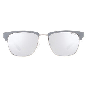 Chrome Mirrored Square Men's Sunglasses