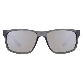 Grey Silver Flash Square Men's Sunglasses
