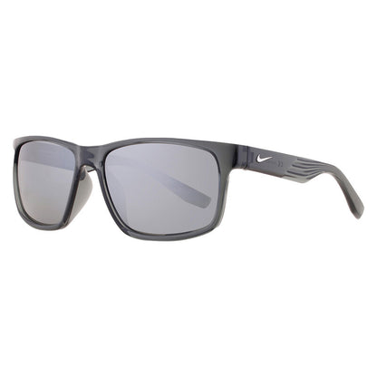 Grey Silver Flash Square Men's Sunglasses