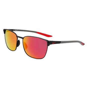 Red Mirror Square Men's Sunglasses