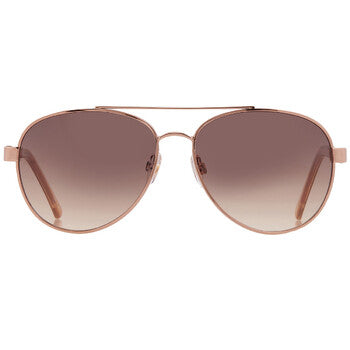 30499DBM224 Brown Pilot Ladies Sunglasses