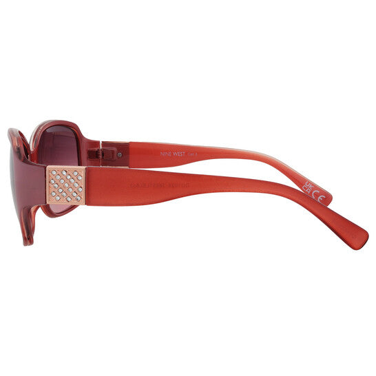 38651LSL653 Pink Square Ladies Sunglasses