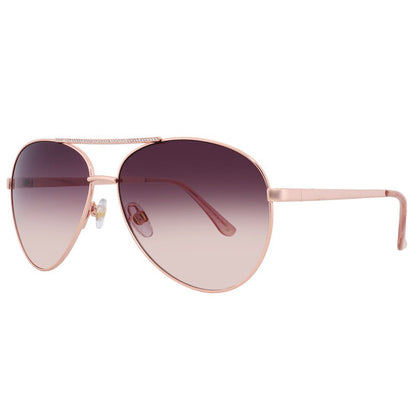 39361RNJ653 Brown Pilot Ladies Sunglasses