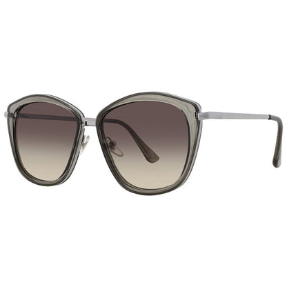 39389RNJ104 Smoke Oval Ladies Sunglasses