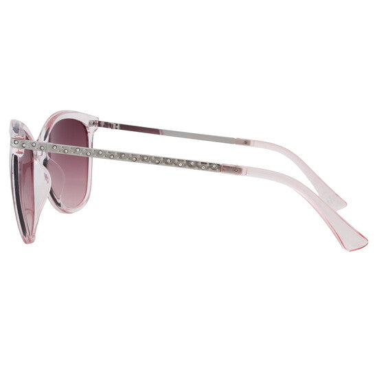 46238RNJ104 Smoke Round Ladies Sunglasses