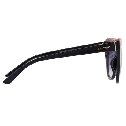 46369RNJ001 Black Cat Eye Ladies Sunglasses