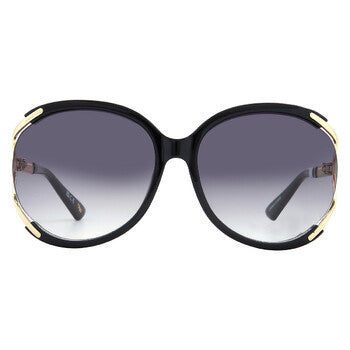 54696RNJ001 Black Square Ladies Sunglasses