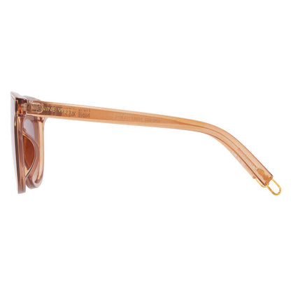 59773RNJ TAN Brown Oval Ladies Sunglasses