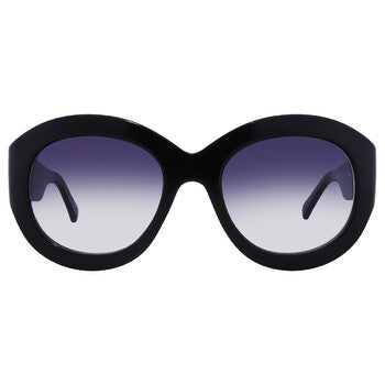 NW 23 1054 SBLK Smoke Oval Ladies Sunglasses