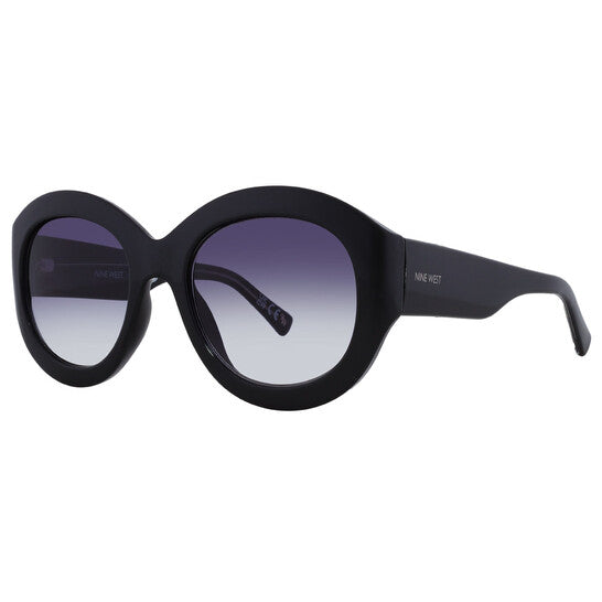 NW 23 1054 SBLK Smoke Oval Ladies Sunglasses
