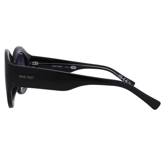 NW 23 1054 SBLK Smoke Oval Ladies Sunglasses