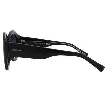 NW 23 1054 SBLK Smoke Oval Ladies Sunglasses