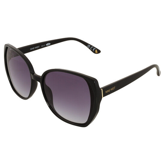 NW 23 458 BLK Smoke Square Ladies Sunglasses