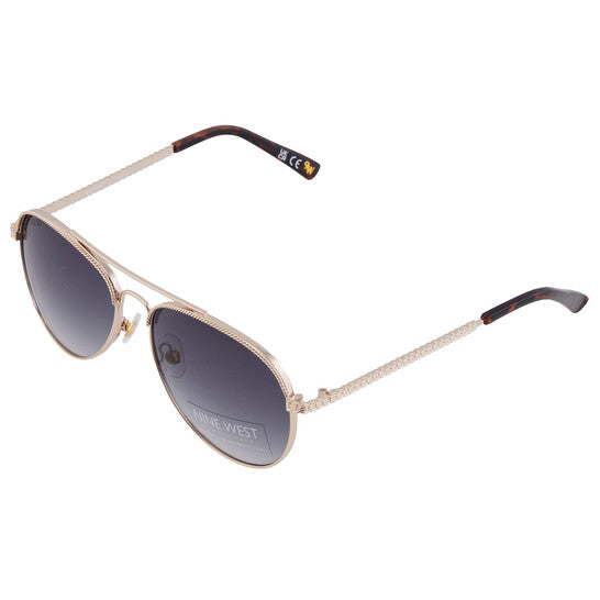NW 23 478 GLD Smoke Pilot Ladies Sunglasses