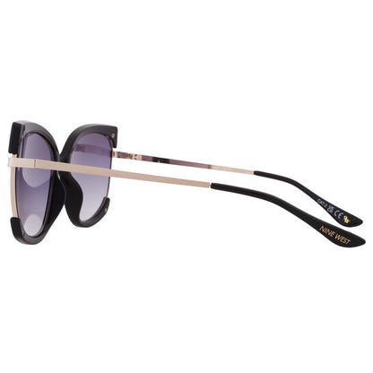 NW 25 1012 BLK Smoke Cat Eye Ladies Sunglasses