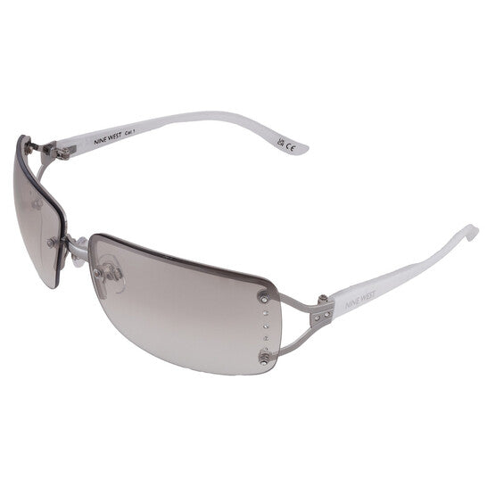 S04601RDF022 Silver Rectangular Ladies Sunglasses