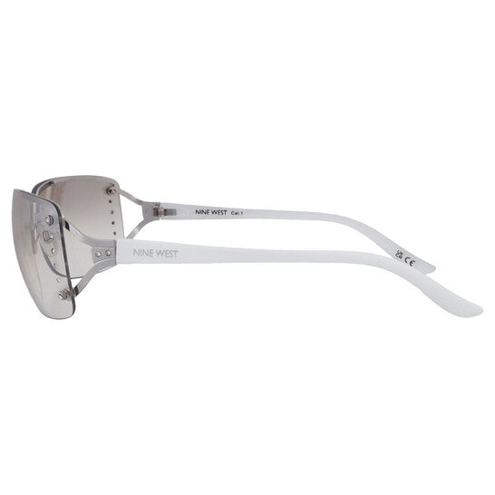 S04601RDF022 Silver Rectangular Ladies Sunglasses