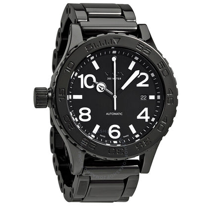 Nixon, Ceramic 42-20 Lefty Automatic Black Dial Men's Watch