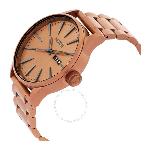 Nixon, Sentry SS Quartz Copper Dial Men's Watch