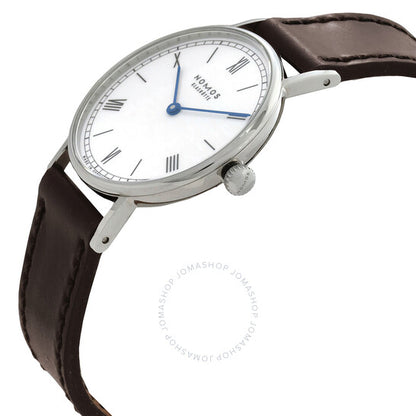 ساعة نوموس، سلسلة لودفيج للسيدات بمينا أبيض