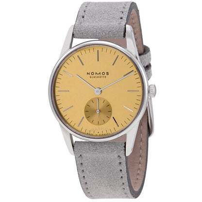 Nomos, Orion Hand Wind Gold Dial Ladies Watch