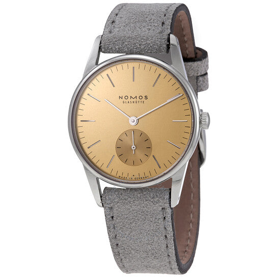 Nomos, Orion Hand Wind Gold Dial Ladies Watch