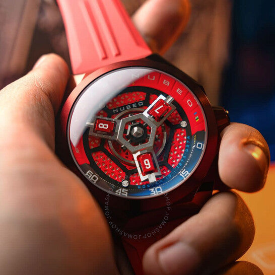 Nubeo, Skylab Automatic Red Dial Men's Watch