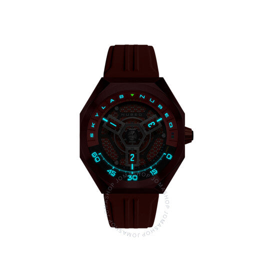 Nubeo, Skylab Automatic Red Dial Men's Watch