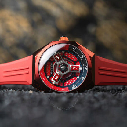 Nubeo, Skylab Automatic Red Dial Men's Watch