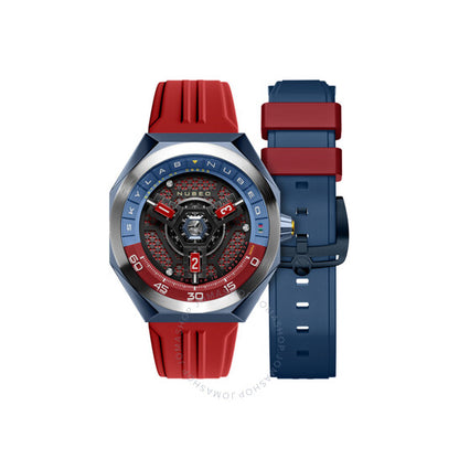 Nubeo, Skylab Automatic Red Dial Men's Watch