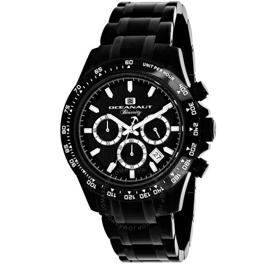 Oceanaut, Biarritz Chronograph Quartz Black Dial Men's Watch