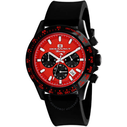 Oceanaut, Biarritz Chronograph Quartz Red Dial Men's Watch