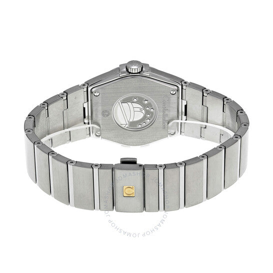 ساعة أوميغا كونستليشن 09 كوارتز للرجال بمينا سوداء