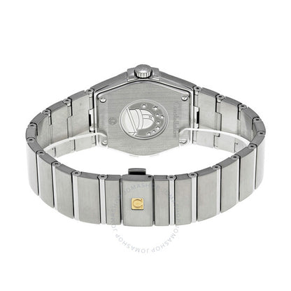 ساعة أوميغا كونستليشن 09 كوارتز للرجال بمينا سوداء