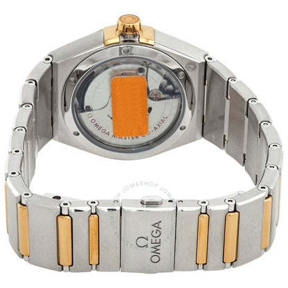 ساعة أوميغا كونستليشن أوتوماتيكية للسيدات بمينا شامبانيا