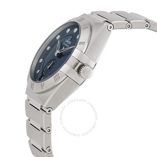 Omega, Constellation Automatic Chronometer Diamond Blue Dial Ladies Watch