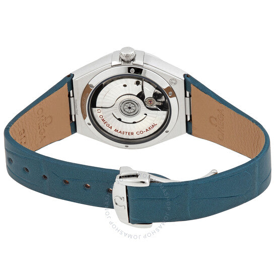 Omega, Constellation Automatic Chronometer Diamond Blue Dial Ladies Watch