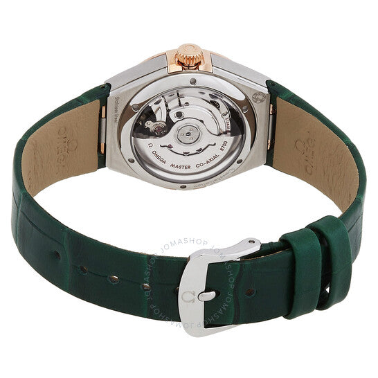 Omega, Constellation Automatic Chronometer Diamond Green Dial Ladies Watch