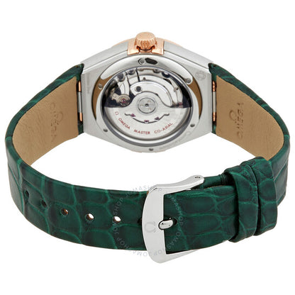 Omega, Constellation Automatic Chronometer Diamond Green Dial Ladies Watch