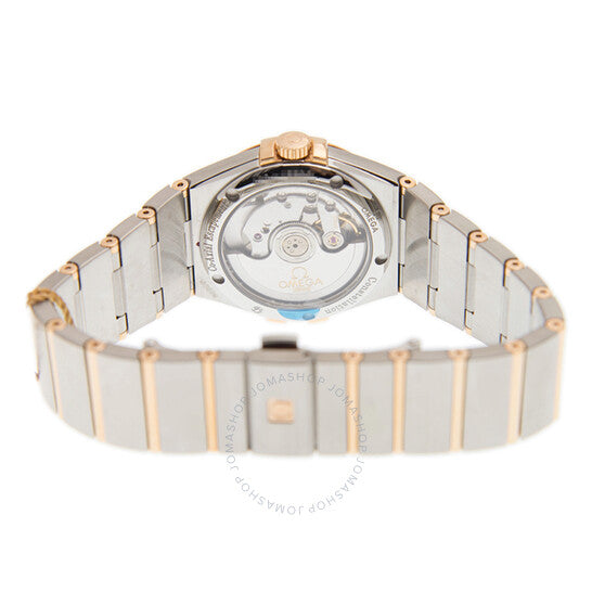 Omega, Constellation Automatic Chronometer Diamond Silver Dial Ladies Watch