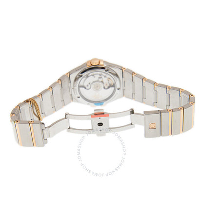 Omega, Constellation Automatic Chronometer Diamond Silver Dial Ladies Watch