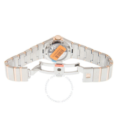 Omega, Constellation Automatic Chronometer Diamond Silver Dial Ladies Watch