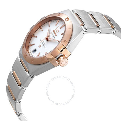 أوميغا، ساعة كونستليشن أوتوماتيكية للسيدات بمينا فضي