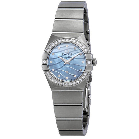 Omega, Constellation Blue Mother of Pearl Dial Ladies Watch