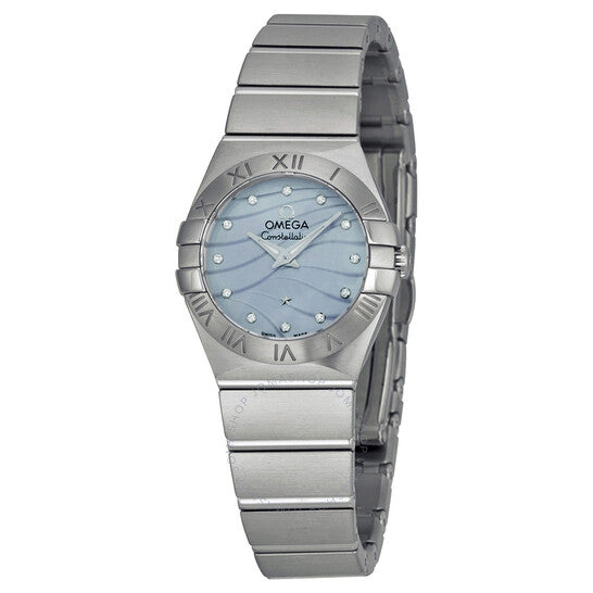 Omega, Constellation Blue Mother of Pearl Dial Ladies Watch